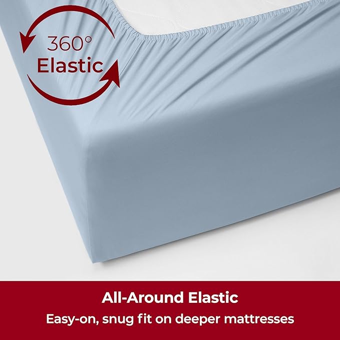 Mellanni Extra Deep Twin Sheets - Image 5