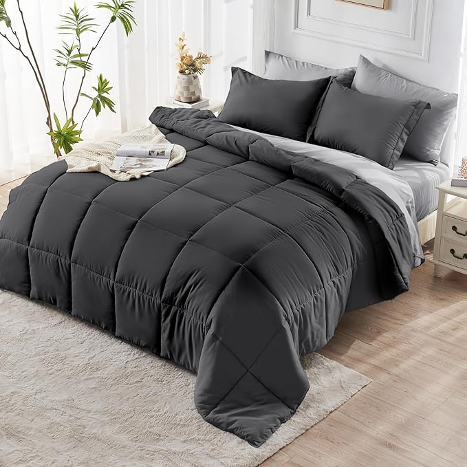 JOLLYVOGUE Twin XL Comforter Set, Ultra-Soft Bed in a Bag Twin XL Size 5 Pieces - Image 8