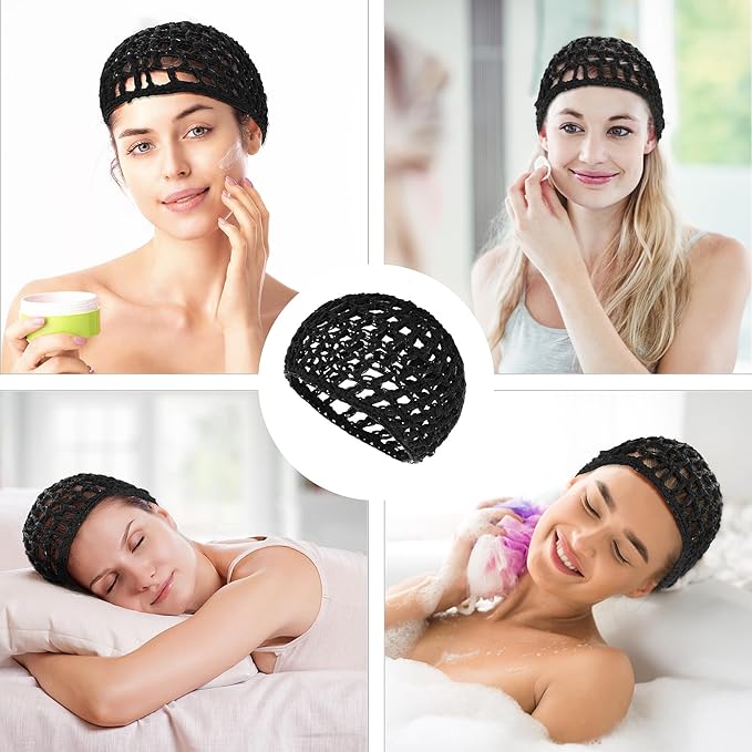 WLLHYF Wig Cap Thick Long Hair Caps Adjustable Net Mesh Braided Weaving Making - Image 8