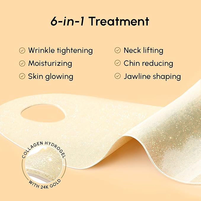 MAREE V Line Lifting Mask with 24K Gold – Deep Collagen Face Mask - Image 7