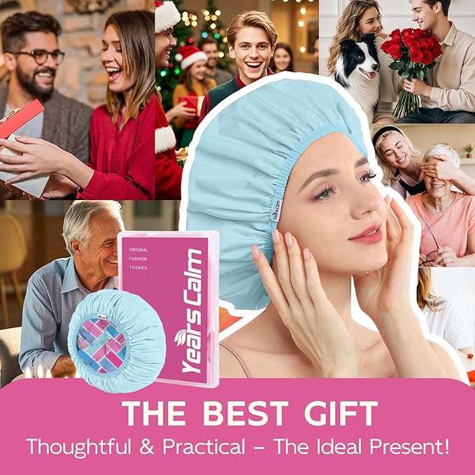 Years calm Waterproof Shower Cap - Image 7