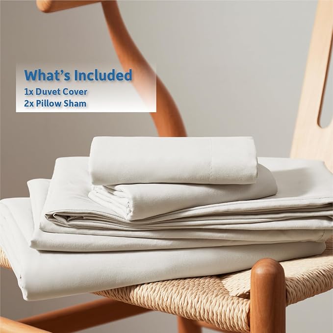 Nestl Off White California King Duvet Cover Sets - Image 9