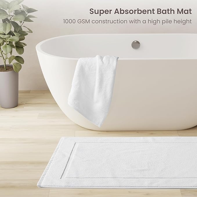 BIOWEAVES 100% Organic Cotton Bath Towel Set | 700 GSM Plush 7-Piece Premium - Image 3