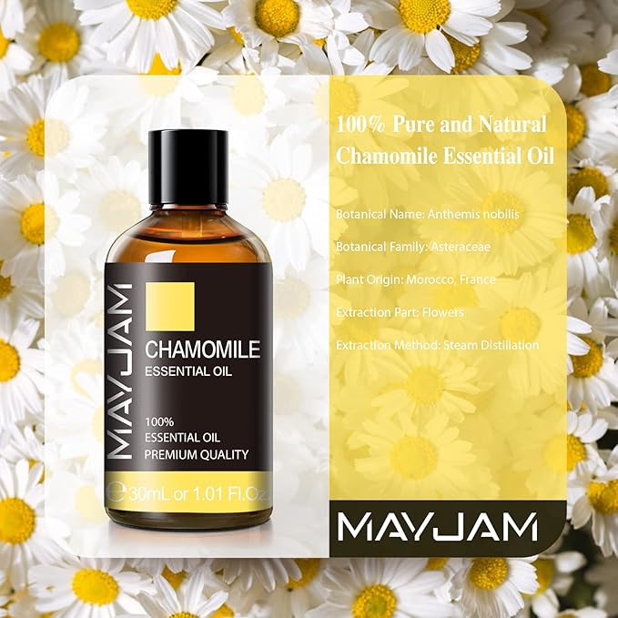 Chamomile Essential Oil, MAYJAM Premium Pure Essential Oils - Image 3