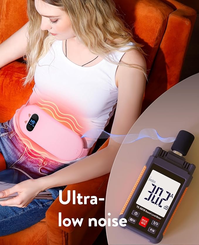 Electric Heating Pad, Portable Cordless Menstrual Heating Pad - Image 6