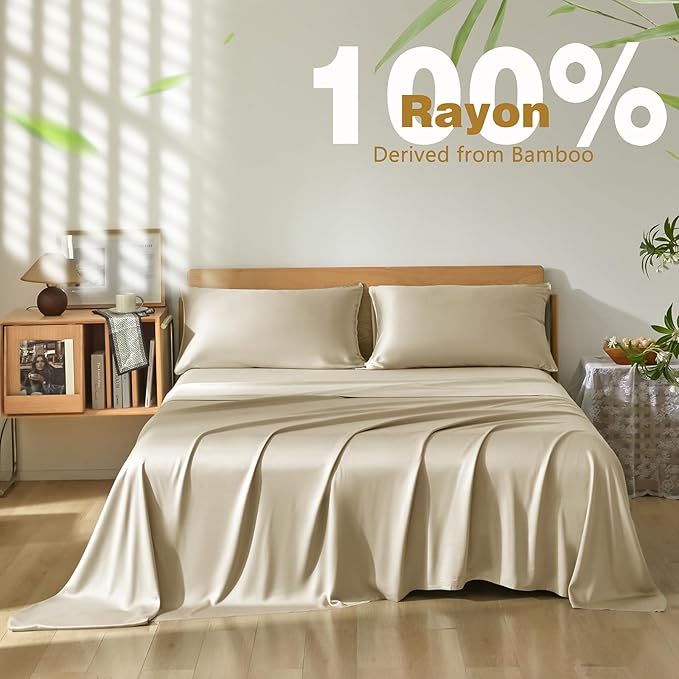 Homiest Cooling Pillow Cases Standard Size Set of 2, 100% Rayon Derived from - Image 3