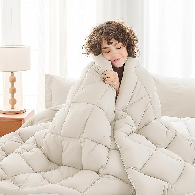 MUXHOMO 5 Pieces Twin Comforter Set, Reversible Bed in a Bag Twin Size - Image 2