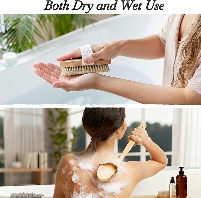 7 Packs Dry Brushing Body Brush Set - Image 7
