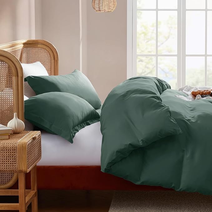 Nestl Forest Green Duvet Cover King Size - Image 7