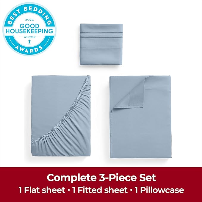 Mellanni Extra Deep Twin Sheets - Image 4