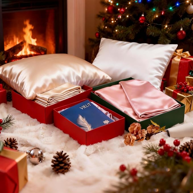 Standard Satin Pillowcase for Hair 2pc, Similar to Silk Pillow Cases, Easier - Image 8