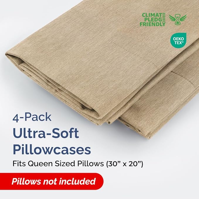 Queen Pillow Cases Set of 4 - Image 2