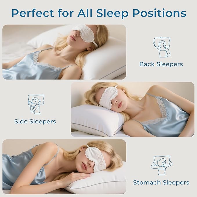 Sasttie Queen Size Pillow, Hotel Collection Single Bed Pillow - Image 5