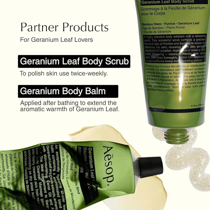 Aesop Geranium Leaf Body Cleanser | Gentle Shower Gel - Image 6
