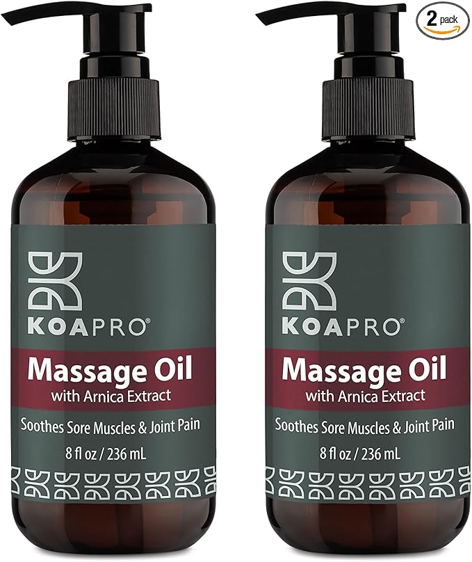 KOAPro Massage Oil for Massage Therapy 2 Pack by KOAPRO
