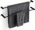 Towel Racks for Bathroom, NEWRAIN 30 inch Double Bath Towel Bar Wall Mounted by NEWRAIN