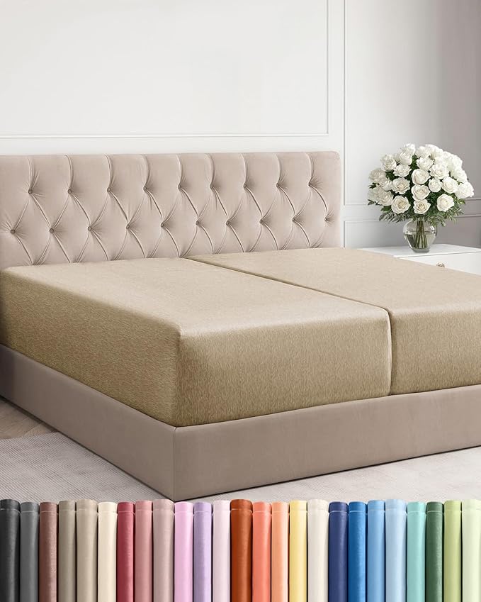 Extra Deep Split King Fitted Sheet by CGKUnlimited