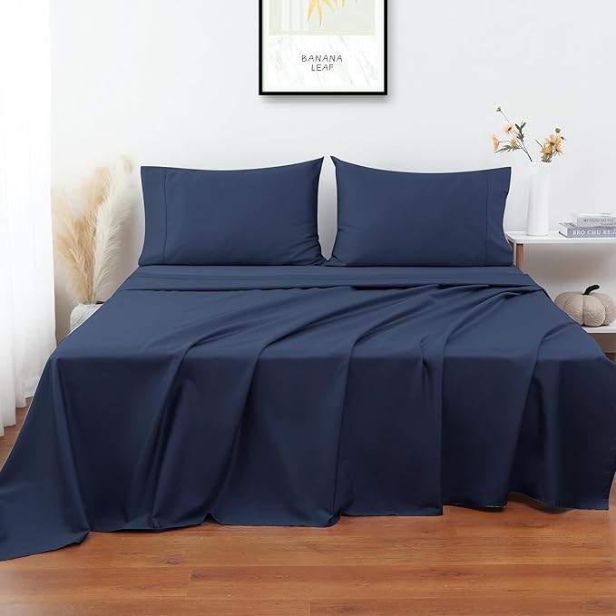 Flat Sheet Only 2 Pack, Full Size 400 Thread Count 100% Egyptian Cotton Flat - Image 4