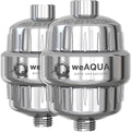 weAQUA Heavy Duty Shower Filter Family 2 PACK – 99% Removal by weAQUA