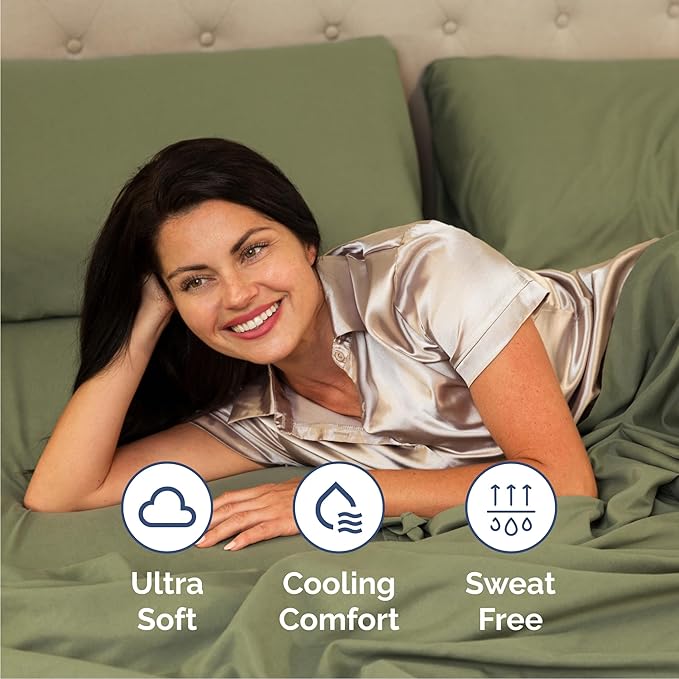 Queen Size 4 Piece Sheet Set - Image 4