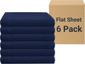 ZPECC Bulk Flat Sheets Only Full Size 6 Pack, Easy Sort Top Bed Sheet by by ZPECC-ABrandThatHasBeenFocusedOnBabyProductsFor18Years