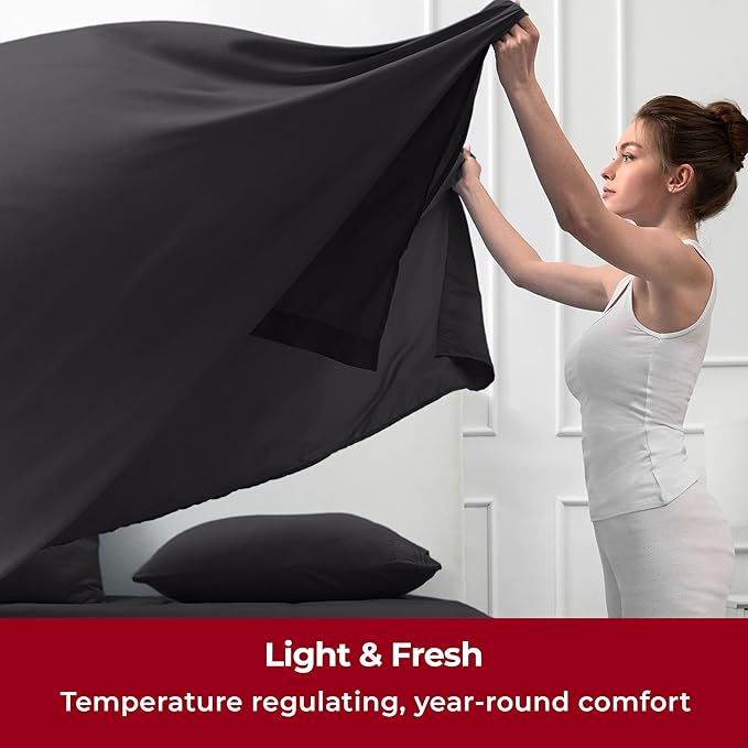 Mellanni Split King Sheets Set - Image 4