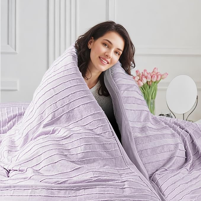 NEXHOME PRO Duvet Cover, 3 Pieces Boho Tufted Duvet Cover Set, Soft and - Image 5