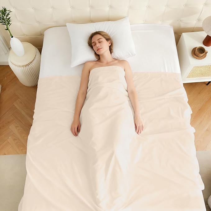 Queen Flat Sheet Only, 1 Pack Top Bed Sheets, Soft Breathable Brushed - Image 7