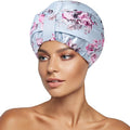 INNELO Luxury Shower Cap for Women Reusable Waterproof, Double Layered Shower by INNELOLifeChanger