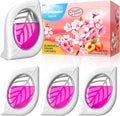 Air Freshener for Home, 4 Pack, Peach, Odor Eliminator for Small Area Closets Bathroom Pets Strong Odor, Up to 120 Days