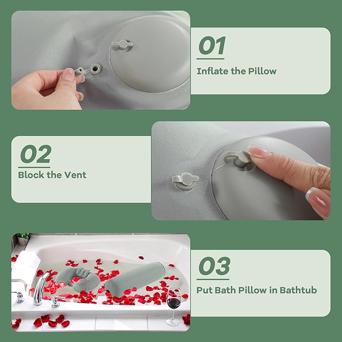 MABOZOO U-Shaped Full Body Bath Pillow - Image 2