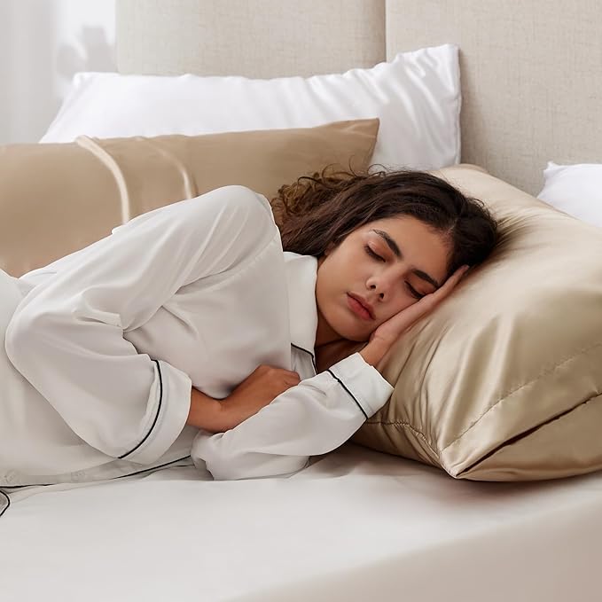 Love's cabin Satin Pillowcase Set of 2 Standard Size 20x26, Cooling Pillow - Image 2