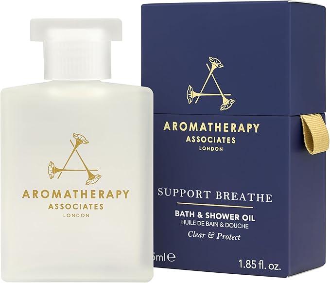 Aromatherapy Associates Support Breathe Bath and Shower Oil, Natural Body Oil by AromatherapyAssociates