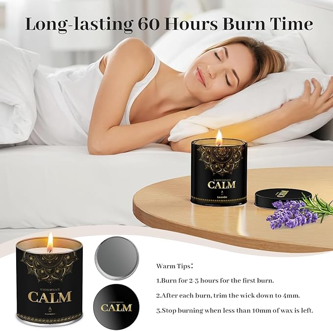 WarmEmbrace Scented Candles, 9 Oz Candle Sets - Image 6
