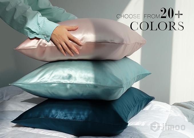 100% Mulberry Silk Pillowcase for Hair and Skin, 22 Momme Pure Natural Silk - Image 8