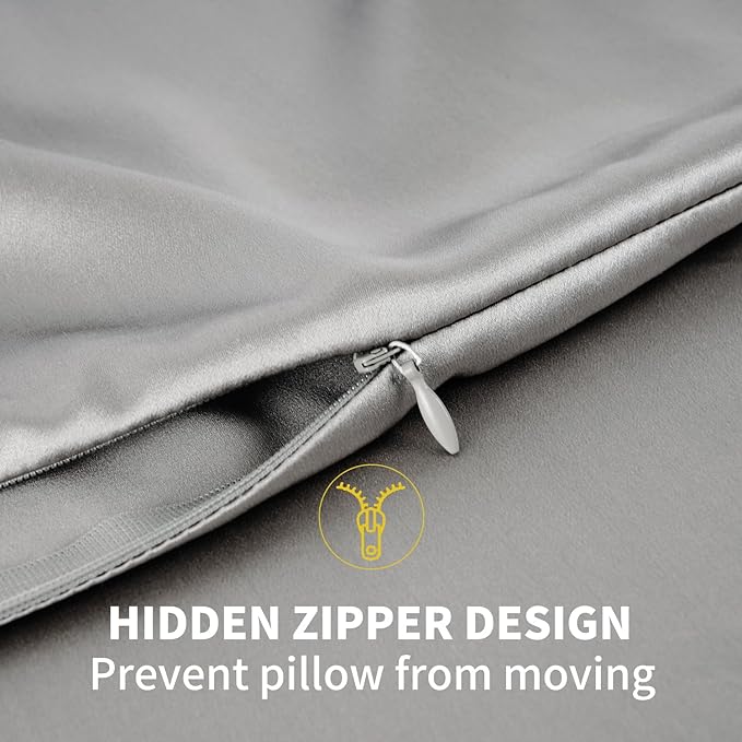 ZIMASILK 100% Pure Mulberry Silk Pillowcase 2 Pack, Soft and Smooth, Both Sides - Image 7