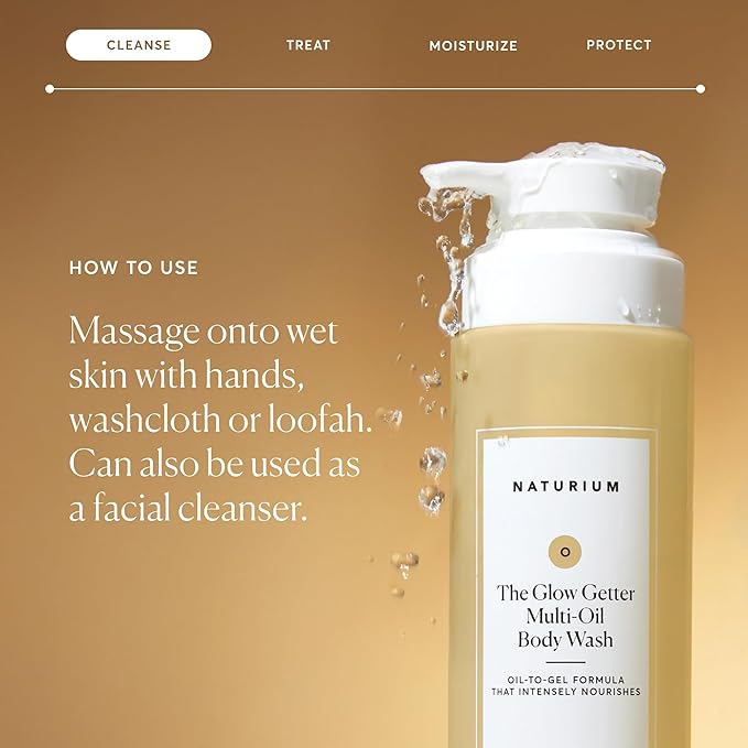 Naturium The Glow Getter Multi-Oil Hydrating Body Wash, Gentle Cleanser - Image 6