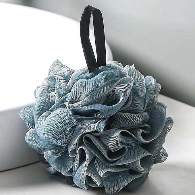 Darkblue Bath Shower Loofah Sponge, Skin Care Men Women Bathing Accessories 50g - Image 3