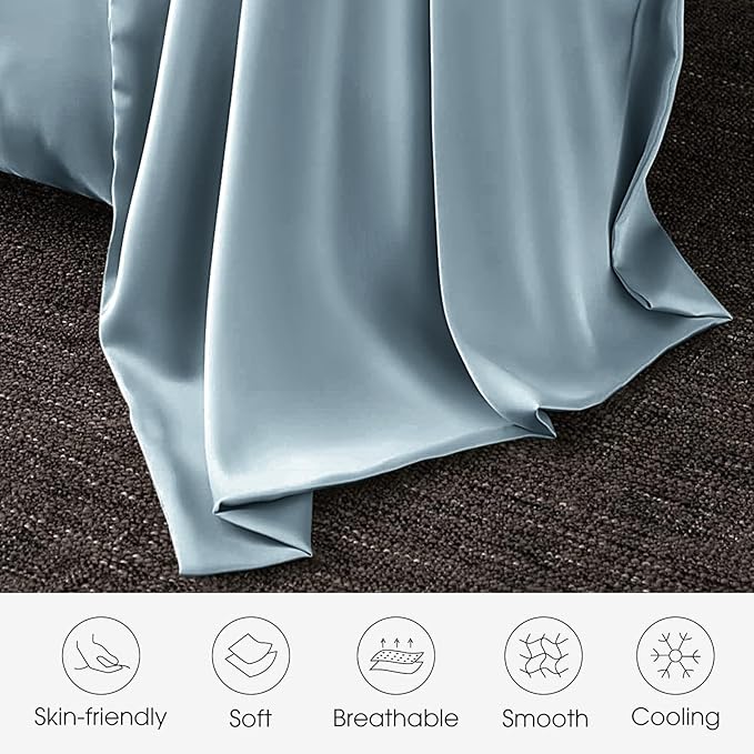 100% Silk Pillowcase for Hair and Skin Toddler Size 2 Pack Mulberry Silk Pillow - Image 3