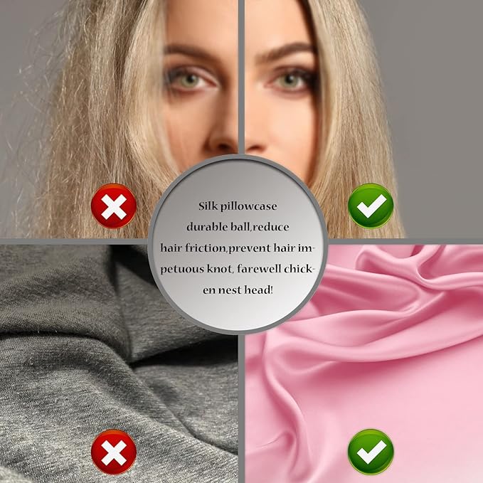 Silk Pillow Cases 2 Pack Soft Breathable and Sliky King Size Pillow Cases Set - Image 5