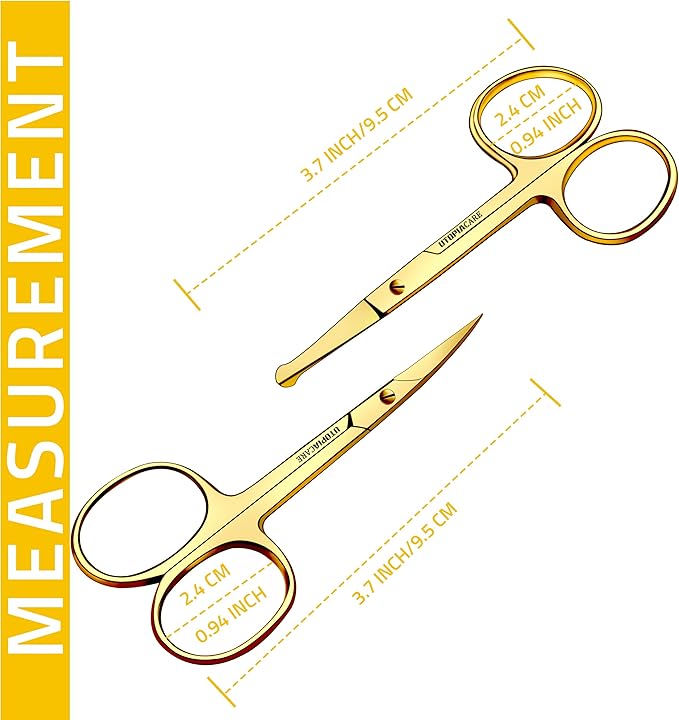 Utopia Care Eyebrow Scissors, Professional Stainless Steel Small Shears - Image 2