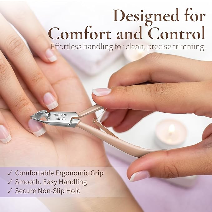 Professional Cuticle Cutter & Pusher Trimmer Manicure Tools - Image 7