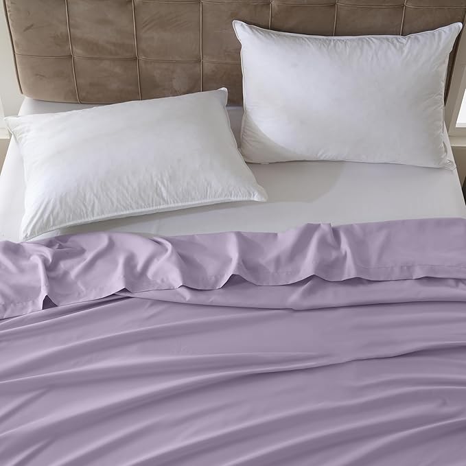 ZPECC Twin Flat Sheet Only 1 Pack, Durable Lavender Top Bed Sheets - Image 7