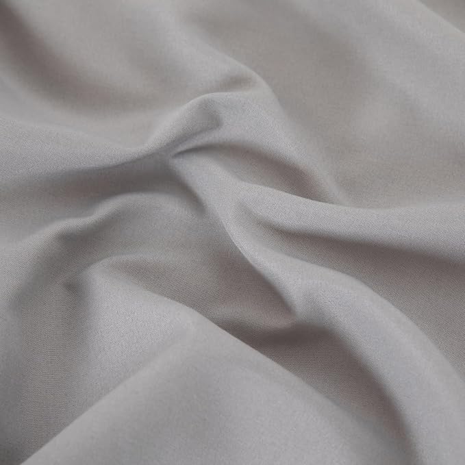 Full Flat Sheet Only， 80x96Inch Light Gray - Image 6
