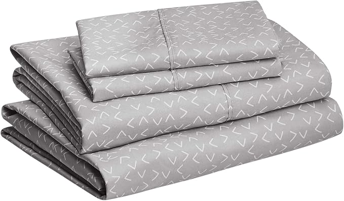 Amazon Basics Lightweight Wrinkle Free, Breathable Brushed Microfiber 4-Piece - Image 2