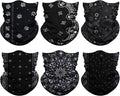Venswell Neck Gaiter Face Mask Men Women, Seamless Bandana Rave Face Cover by Venswell