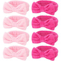 Ondder 8 Pcs Pink Spa Headband Microfiber Makeup & Face Wash Headbands by Ondder