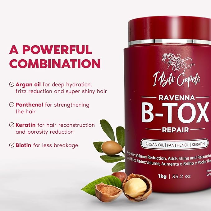 B-tox Repair Mask by Ibellicapelli: Anti-frizz, Hair Rejuvenation, - Image 4
