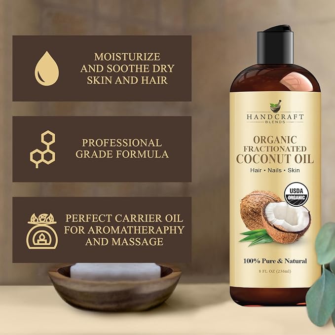 Handcraft Blends Organic Fractionated Coconut Oil | 100% Pure and Natural | - Image 6
