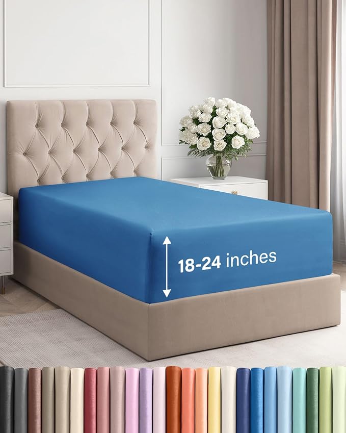 Extra Deep Twin Fitted Sheet by CGKUnlimited